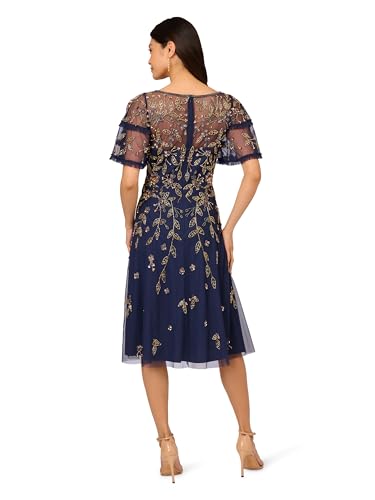 Image of Adrianna Papell Women's Beaded Midi Dress