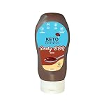 Keto Skinny Smoky BBQ Sauce 300ml, Pack of 1– Low Calorie BBQ Sauce (16 Cals/Serving), No Added Sugar, Fat Free, Keto Friendly, Vegan & Gluten-Free, Low Carb BBQ Dip & Marinade for Grilling & Cooking