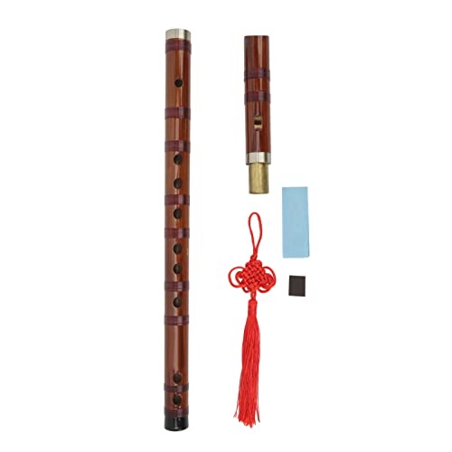 Recorder Instrument Vertical Flute, Bamboo Chinese, Musical Set Kit for Playing Performance, Made of Excellent Quality Bitter Ba