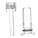 FLCPJGV Skimmer de Superficie para Acuario Filtro Eliminador de Aceite Accesorio Regulado Transparente Vidrio Adecuado para Hogar y Oficinas Donde, 12mm