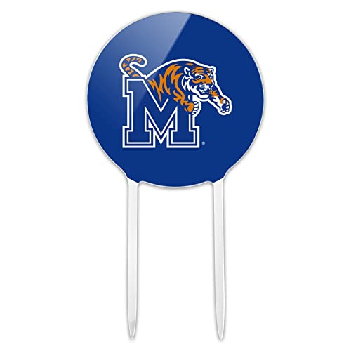Acrylic Memphis Primary Logo Cake Topper Party Decoration for Wedding Anniversary Birthday Graduation