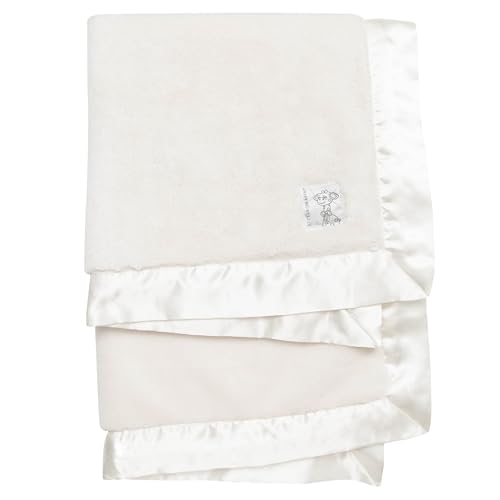Little Giraffe Posh Mink Baby Blanket - Double-Sided Ultra Soft Plush Fabric, for New Moms, Newborn Must-Have for Girls & Boys, Cozy & Cuddly Comfort Blanket, 29