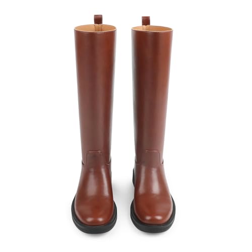 Image of JOY IN LOVE Knee High Boots for Women Chunky Heel Tall Boots