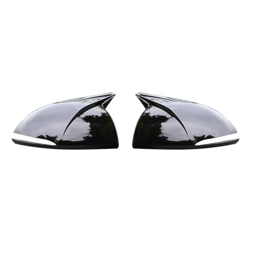 Couvercle de rétroviseur pour Hyundai Sonata DN8 2020-2021 coque noir brillant