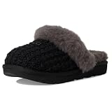 UGG Kids' K Cozy Ii Knit Slipper, Black, 5