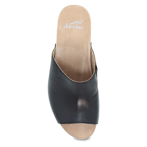 Image of Dansko Tandi Peep Toe Sandal for Women - Soft Leather Treated with Scotchgard for Stain Resistance - Cushioned, Contoured Footbed for All-Day Comfort