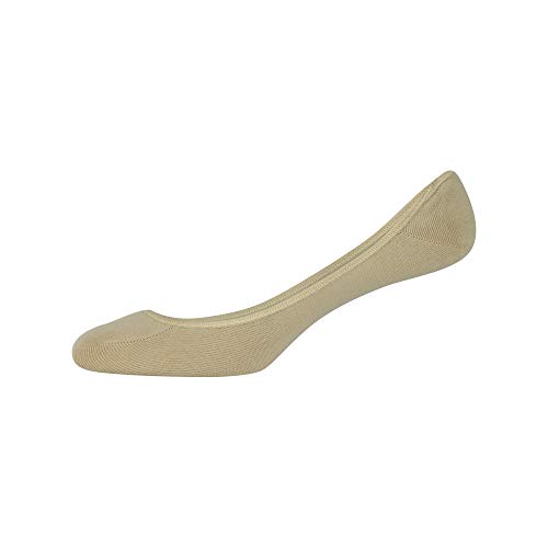 Image of PEDS Women's Essential Super Low Cut No Show Socks, 6 Pairs, Nude, Shoe Size: 5-10