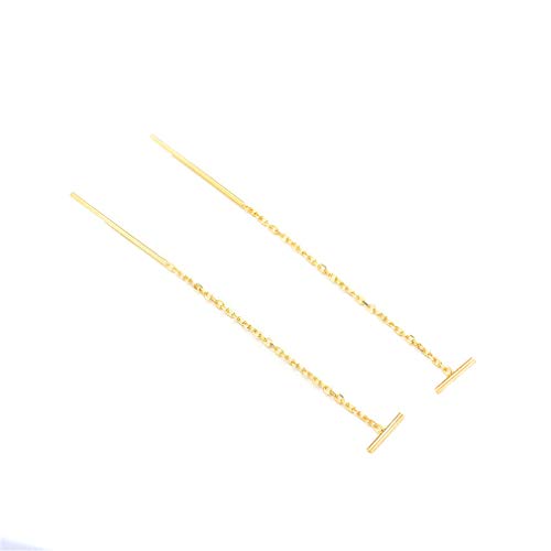 YAZILIND 925 plata esterlina borla Threader oro chapado único