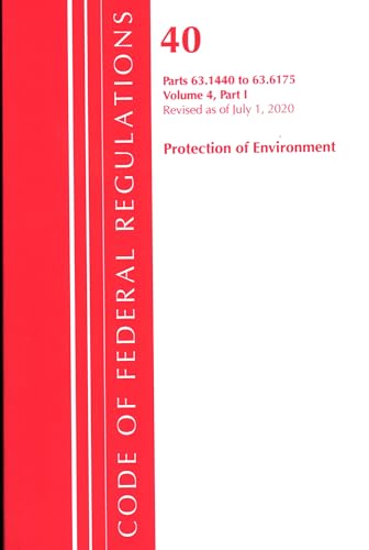 Code of Federal Regulations, Title 40 Protection of the Environment 63.1440-63.6175, Revised as of July 1, 2020 Vol 4 of 6: Part 1