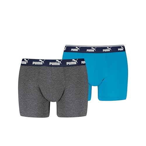 Puma Boxer Elements para Hombre (2 Unidades), Azul, XL