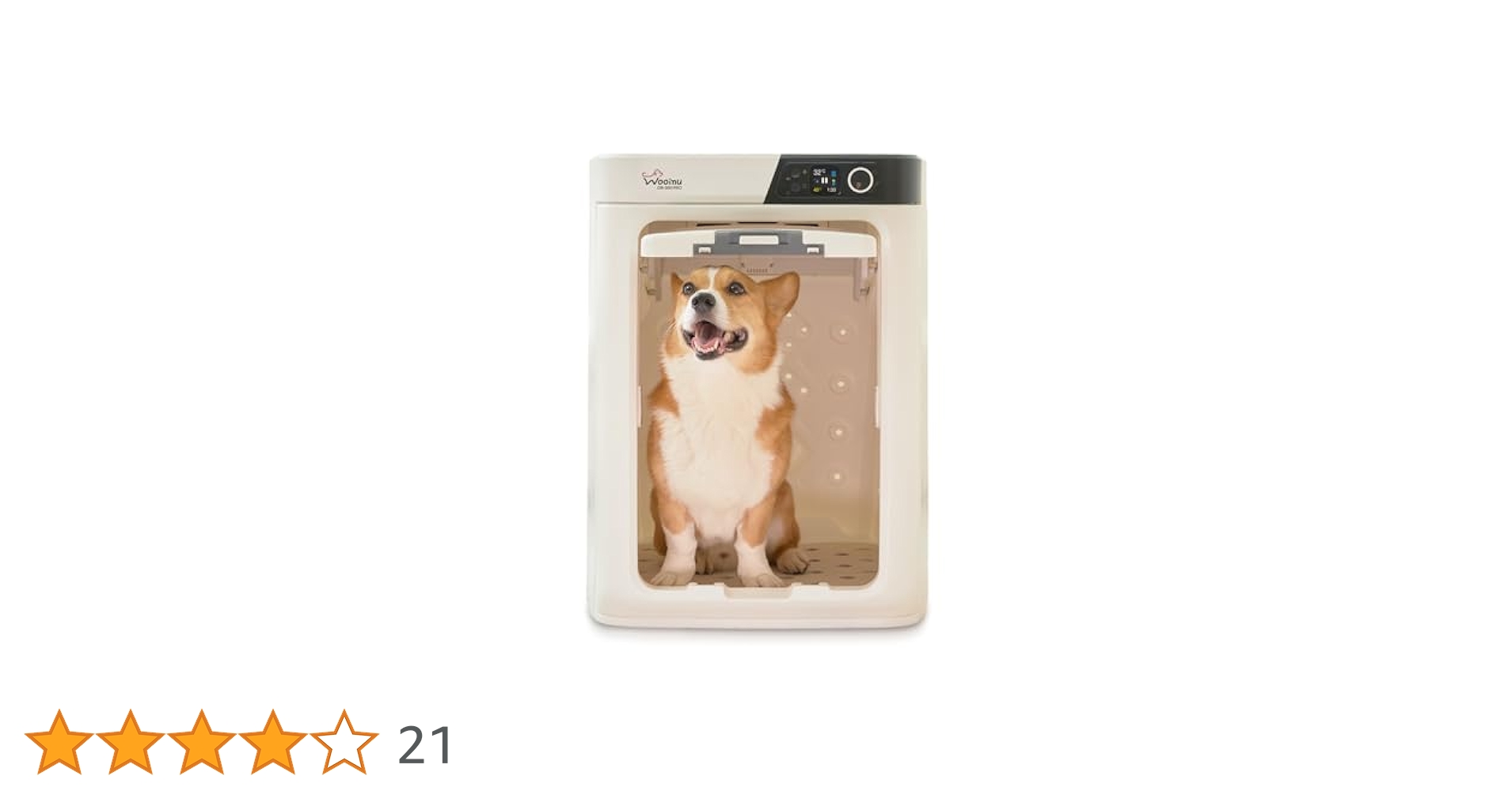WOOINU ペット用ドライヤー 中型用 154L ホワイト Amazon | wooinu ペットドライルーム 中型用 【容量 154L】 18kg