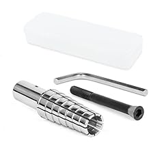 Expanding Stainless Steel Ring Mandrel with Hex Allen Key - Heavy Duty Ring Shaper Tool for Ring Turning and Ring Making Ring Sizes 7.5-10.5