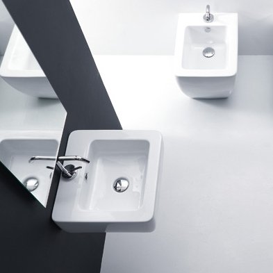 Kerasan Ego Wall Mounted / Vessel Bathroom Sink