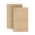 5mm 1/4 x 12 x 20 Inch Premium Baltic Birch Plywood B/BB Grade, Pack of 3 Flat Sheets by Woodpeckers