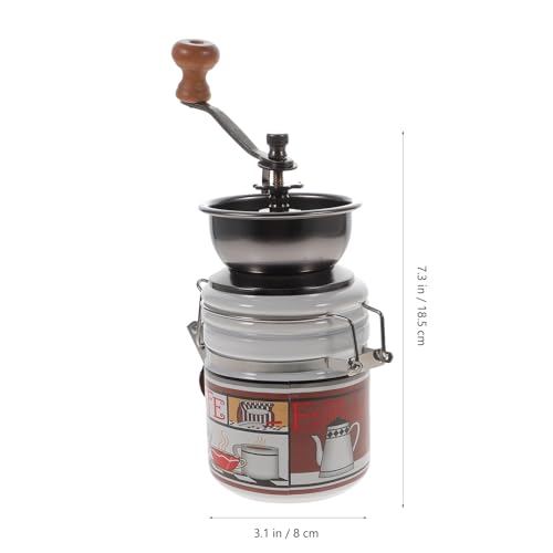 Molinillo de café manual Operitacx de acero inoxidable con mecanismo cónico 3