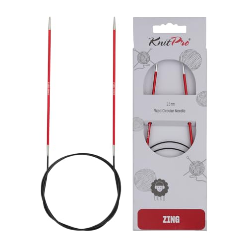 KnitPro Zing   Agujas Circulares fijas de 60 cm, tamaño 2,50 mm