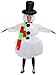 Qshine Christmas Inflatable Snowman Cosplay Costume Party Fancy Dress Blow Up Body Suit Jumpsuit Adult (Adult)
