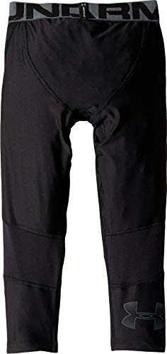 Image of Under Armour Kids HeatGear Armour 3 /4 Leggings (Big Kids)