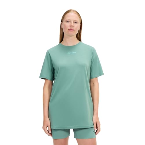 Berghaus Women's Mount Botany T-Shirt | 100% Cotton Non-Technical T-Shirt, Light Terrain, 14