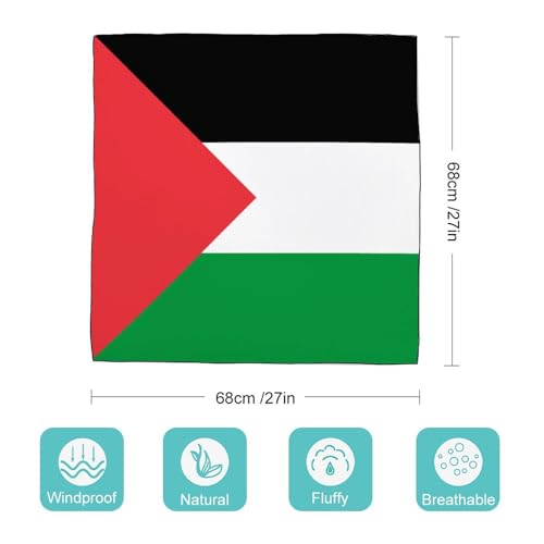 Calculay Palestine Flag Silk scarf, shawl scarf, headscarf band, handkerchief decorative supplies2