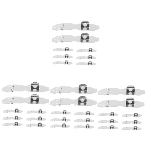 Image of DOITOOL 32pcs Heavy Duty Hasp Latch for Barn Doors Cabinets and Buckle Unique Design for Versatile Use and Easy Installation