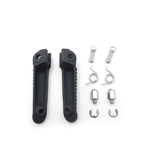Httmt Mt390-027-Black Black Front Foot Pegs Footrest Compatible With Yzf-R1 Yzf-R6 Yzf R6 R1 1999-2011 #TOP1