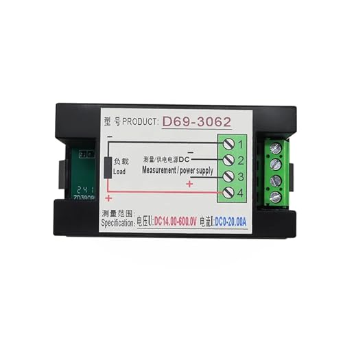 Voltmètre-ampèremètre CC pour éviter les surcharges de batterie 20A