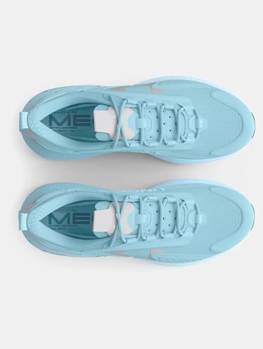 Under Armour Men's UA HOVR Mega 2 MVMNT Sportstyle Shoes Athletic Sneakers (Blizzard/Halogen Blue/Reflective/401, US Footwear Size System, Adult, Men, Numeric, Medium, 11.5)2