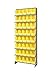 Single Sided Pick Rack W/ 40 Bins Yellow
