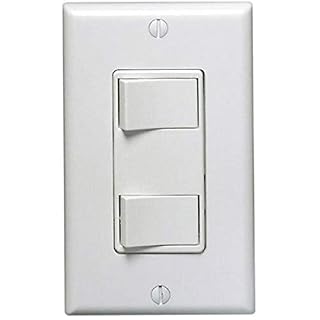 UPC 078477813072 product image for Leviton 1754-W Decora Dual Rocker Combination Switch, White (B0006B51IO) | upcitemdb.com