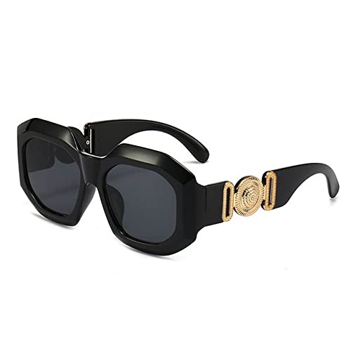 Sunglasses Lady Shades Vintage Wide Frame Sun Glasses For Women Tinted Glasses UV400
