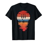 Cool Foosball Table Soccer Retro Vintage Sunset Style T-Shirt