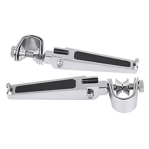 Repose-pieds de moto Cocoarm pliable en aluminium pour barre de protection 1 à 1,25 pouces