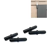 Replacement Hinges for Keter Shed, All-Weather Heavy Duty Door Hinges, Weather-Resistant for Outdoor Storage Shed Door Repair & Upgrade (Black)