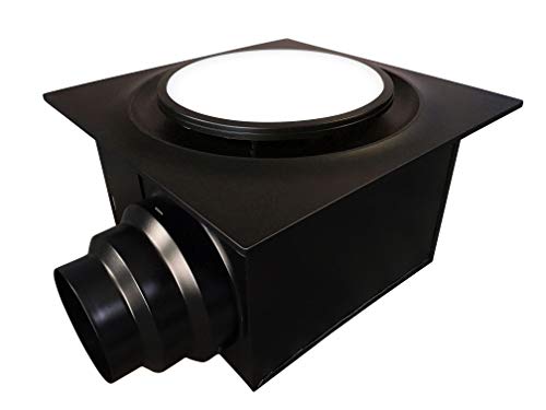 Black Friday 🔥 Aero Pure ABF80 L6 ABF80L6 Ceiling Mount 80 CFM w/LED Light/Nightlight, Energy Star Certified, Oil Rubbed Bronze Quiet Bathroom Ventilation Fan