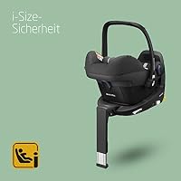Maxi-Cosi Pebble Pro i-Size Babyschale, Kindersitz für Neugeborene, ab der Geburt bis ca. 12 Monate, 45 bis 75 cm, Essential Black – Ansicht 2