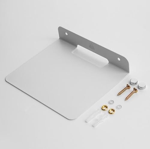 あらゆる種類の音 対応 アルミニウム製ウォールブラケット/ウォールブラケット,取り付けが簡単なネジ付き,耐久性に スピーカー・スタンド取付ブラケット (white)