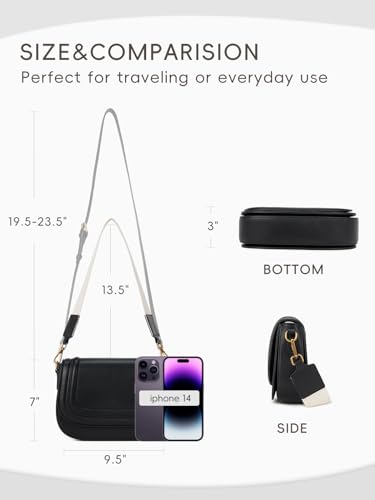 CLUCI Small Purses for Women Bundles with Small Quilted Wallet for Women4