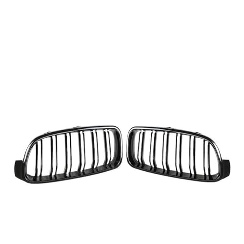 Parrilla negra brillante con doble listón para cambiar el aspecto de tu Serie 3 F30 F31 F35