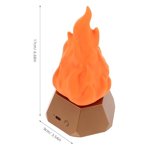 Lampe flamme simulée portable étanche avec modes d'éclairage