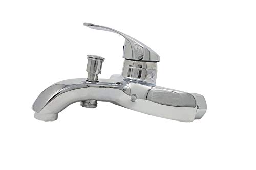 RUBINETTO MISCELATORE VASCA DA BAGNO CROMATO CON ATTACCO PER DOCCIA 60113