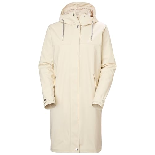 W Moss Ins Pu Coat Helly Hansen pour femme veste imperméable isolée en coloris cream taille M