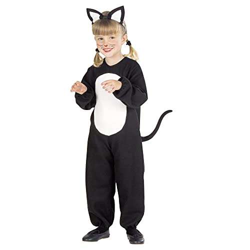 W WIDMANN MILANO Party Fashion - Costume enfant chaton, combinaison, costume animalier, chat, carnaval