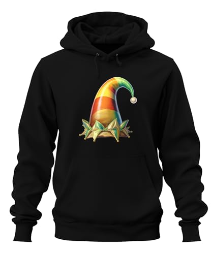 Printera Joker - Sudadera con capucha unisex para carnaval, Negro , XXL