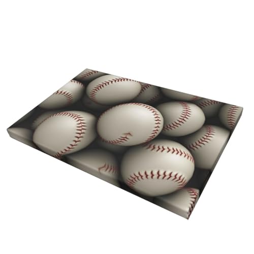 Impression sur toile de baseball moderne 30x45cm prête à accrocher - 2