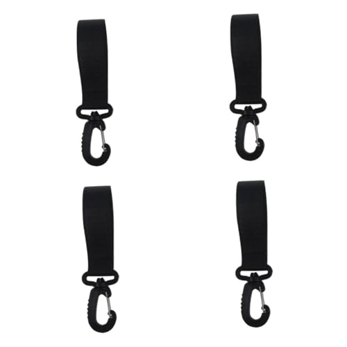 BESPORTBLE 4 Pairs Rotation Stroller Hooks Heavy Duty Buggy Hanger for Convenient Storage for Jogging Strollers Strong Adhesive Design