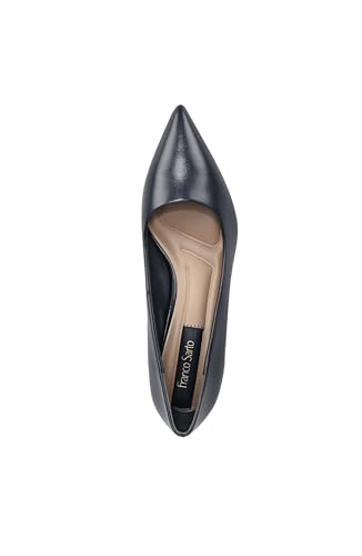 Image of Franco Sarto Women's Racer Pointed Toe Block Heel Pumps