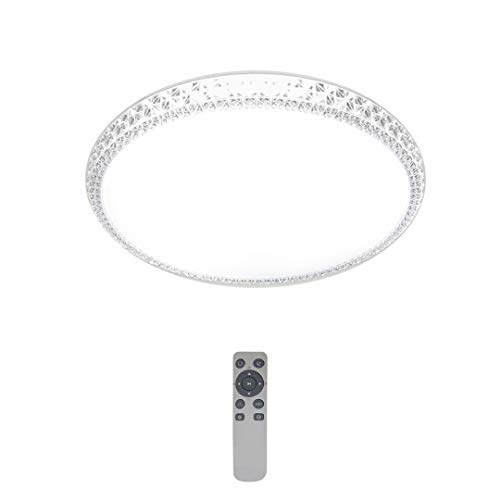 Lámpara LED Szysd de cristal, redonda, para iluminación de techo, para negocios, decorativa, moderna