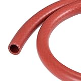 sourcing map Silicona Vacío Tubo Calentador Manguera 16mm ID 1m 101psi 392F Red Reforzada Alta Temperatura para Motor