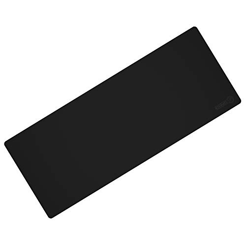 ICONIC โ Pro PC Gear Gaming Mouse Pad with Stitched Edges (39 x 15.5 x 0.16) Inches- XXL Extra Large Gaming Desk Black Cloth Mousepad - Non-Slip Rubber Base Thickness Stealth Edition ICONIC โ Pro PC Gear Gaming Mouse Pad with Stitched Edges (39 x 15.5 x 0.16) Inches- XXL Extra Large Gaming Desk Black Cloth Mousepad - Non-Slip Rubber Base Thickness Stealth Edition